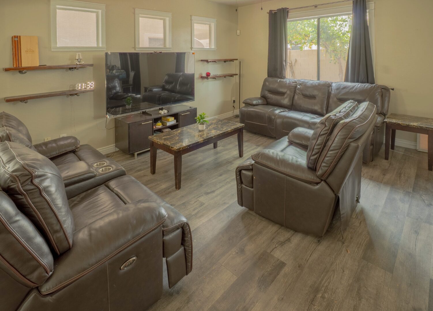 Beautifully staged living room — East Valley real estate photography